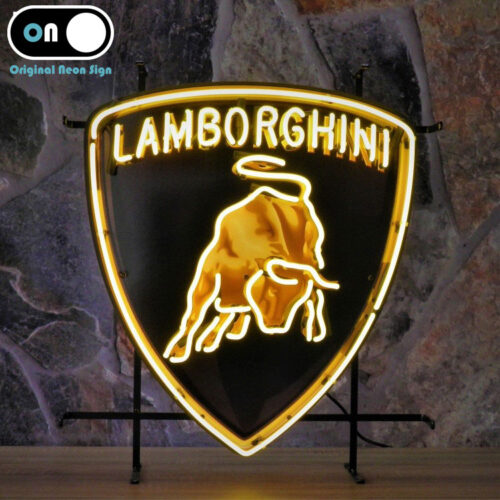 Neon Original Logo Lamborghini